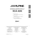 ALPINE KCA420I Manual de Usuario