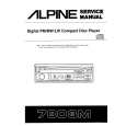 ALPINE 7803M Manual de Servicio