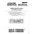ALPINE CDA7852R Manual de Servicio