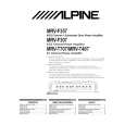 ALPINE MRVF307 Manual de Usuario