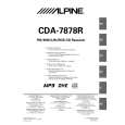 ALPINE CDA7878R Manual de Usuario