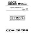 ALPINE CDA7878R Manual de Servicio
