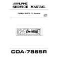 ALPINE CDA7865R Manual de Servicio
