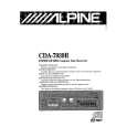 ALPINE CDA7939R Manual de Usuario