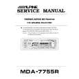 ALPINE MDA7755R Manual de Servicio