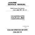 ALPINE CDA9812RR Manual de Servicio