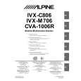 ALPINE IVXC806 Manual de Usuario