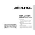 ALPINE TDA-7561R Manual de Usuario