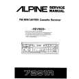 ALPINE 7291R Manual de Servicio