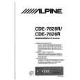 ALPINE CDE-7828R Manual de Usuario