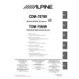 ALPINE CDM7870R Manual de Usuario