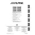 ALPINE CDM7856R Manual de Usuario
