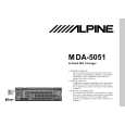 ALPINE MDA5051 Manual de Usuario