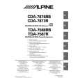 ALPINE CDA7873R Manual de Servicio