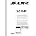 ALPINE PXAH510 Manual de Usuario