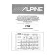 ALPINE 3402 Manual de Usuario