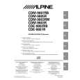 ALPINE CDM9807RB Manual de Usuario