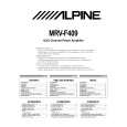 ALPINE MRVF409 Manual de Usuario