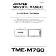 ALPINE TMEM760 Manual de Servicio