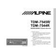 ALPINE TDM7544R Manual de Usuario
