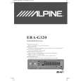ALPINE ERA-G320 Manual de Usuario